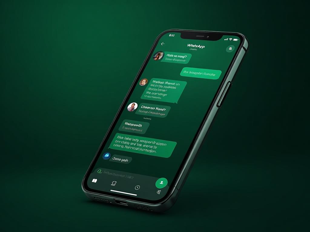 Bot de WhatsApp automatizado con IA atendiendo consultas de clientes en smartphone en tiempo real